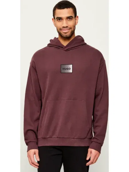 HUGO Hanorac Danohood | Relaxed fit bordo