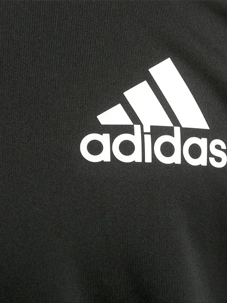 Велурен боди Adidas с принт на цветя розово