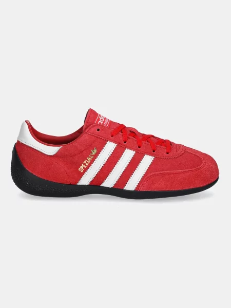 Kožené tenisky adidas Originals Handball Spezial Lo Pro W červená