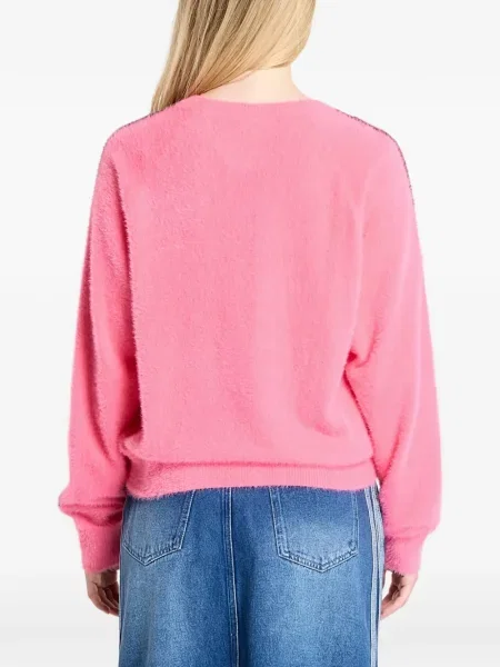 Rucsac Adidas cu dungi cu broderie de costum negru