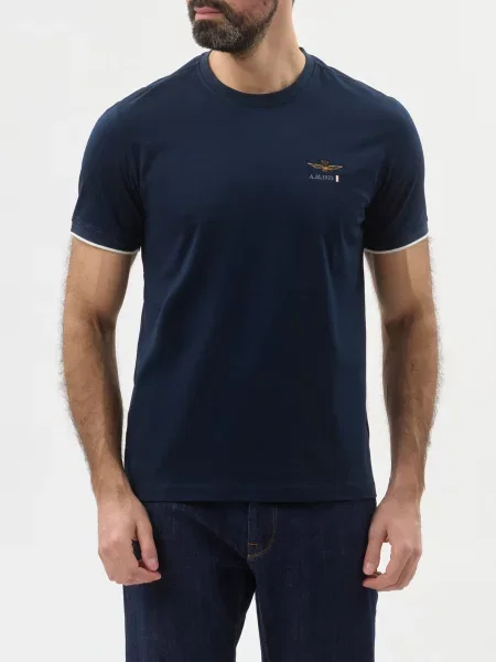 Футболка Aeronautica Militare синяя