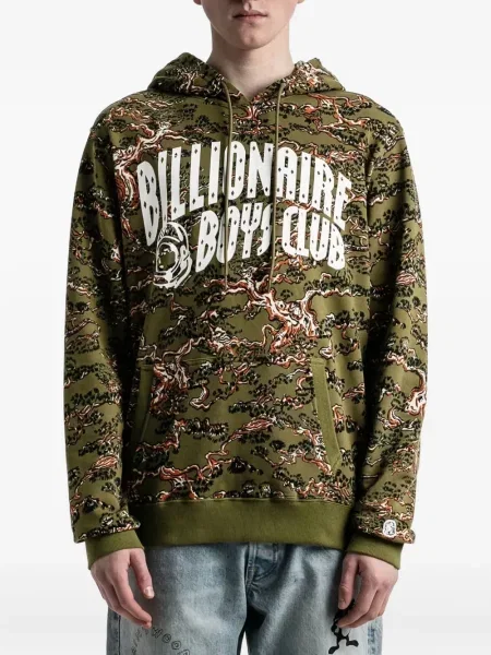 Bluza z kapturem dziecięca Billionaire Boys Club zielona