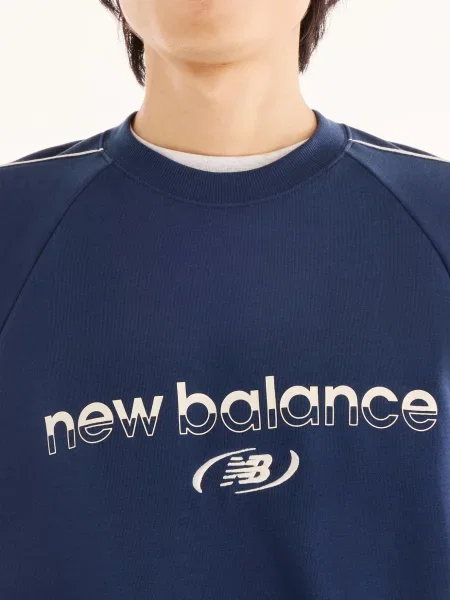 Махровий світшот New Balance синій