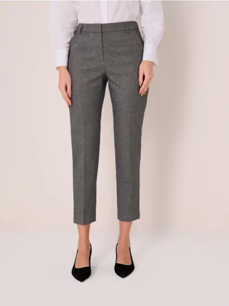 Штани-сигарети темно-сірий сірі