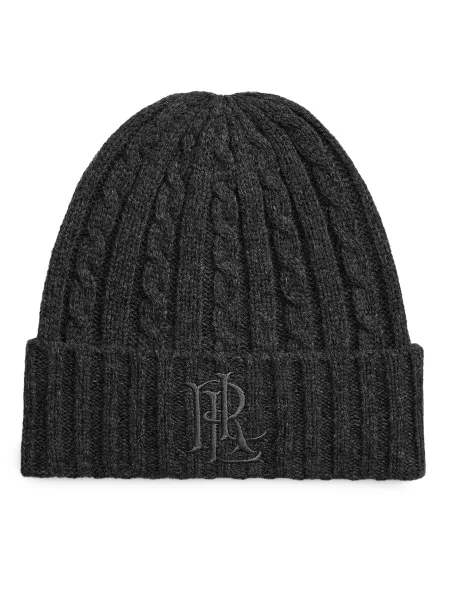 LAUREN RALPH LAUREN Kepurė Tamsiai pilka