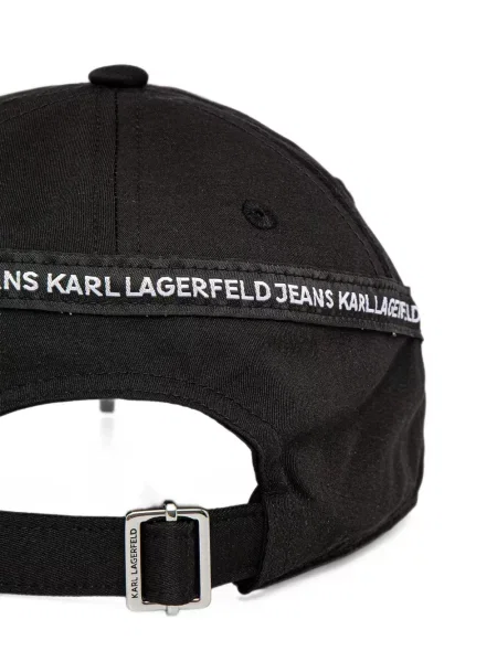 Šilterica Karl Lagerfeld Jeans s autogramom crna