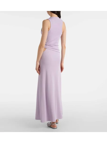 Rochie maxi Christopher Esber de costum violet
