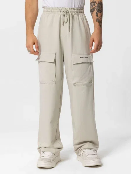 VAMOS CLO Kalhoty světle béžová