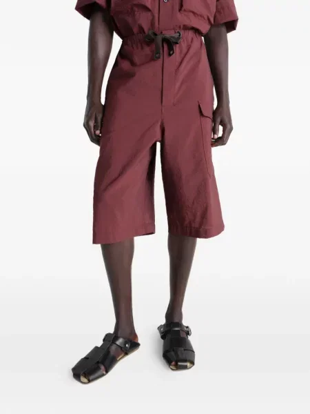 Sznurek ściągający szorty Lemaire czerwone