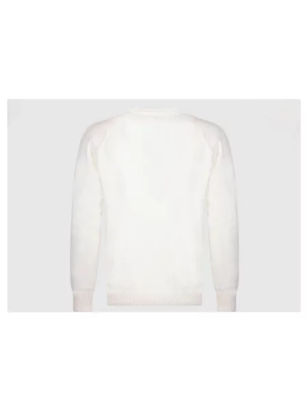 Lniany sweter C.p. Company biały