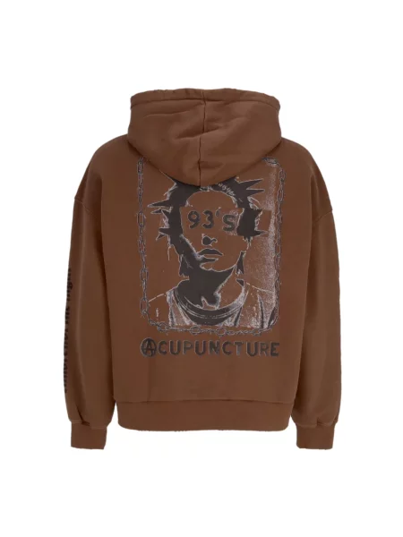 Bluza rozpinana Acupuncture brązowa
