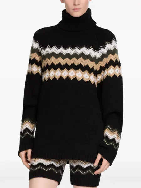 Pulover Elie Saab tricotate negru