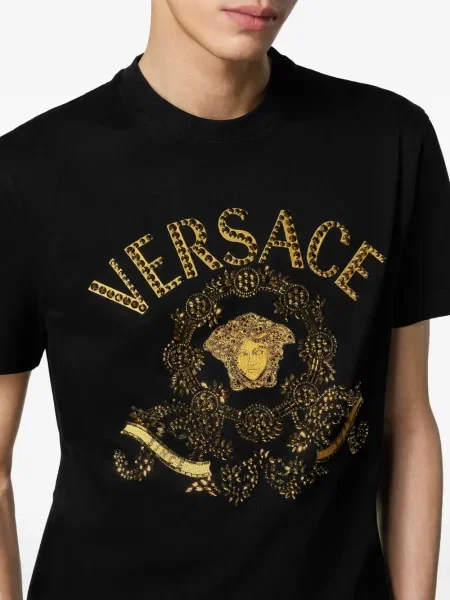 Tricou Versace cu imagine negru