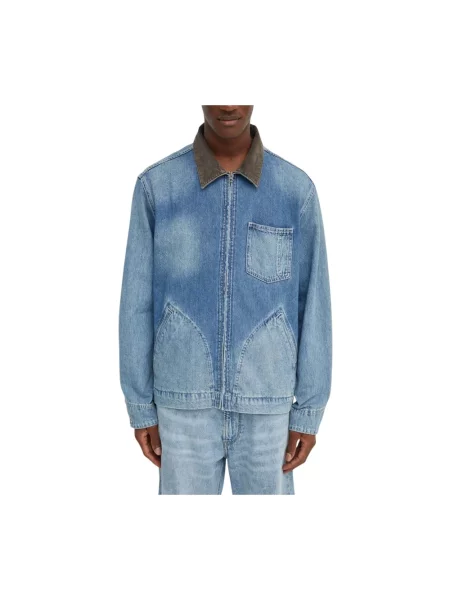 Levi's kurtka jeansowa przejściowa oversize niebieski