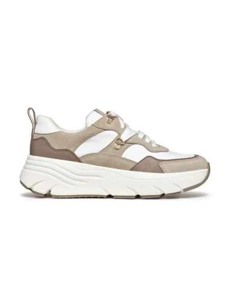 Sneakerși Geox alb