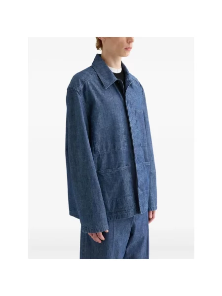 Kurtka koszulowa Jil Sander niebieska