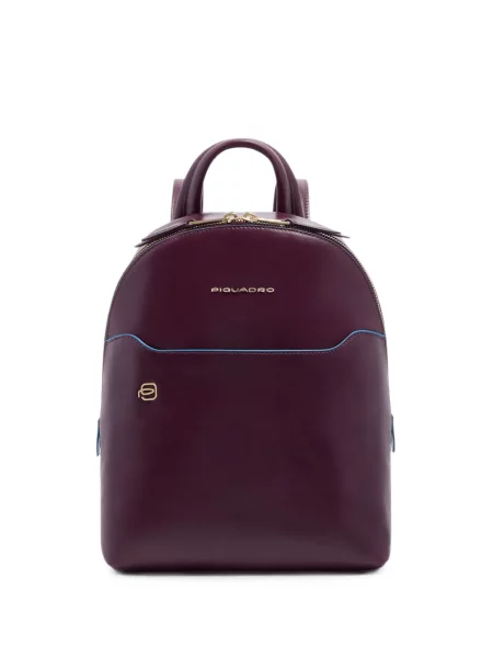 Rucsac Piquadro din piele roșu