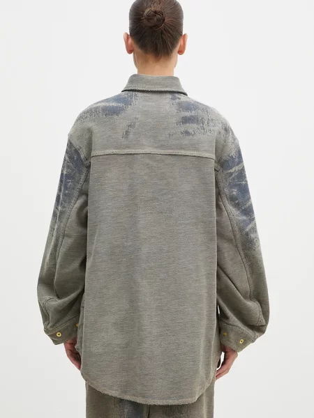 Джинсова сорочка DARKPARK Julie relaxed класичний комір бежевий