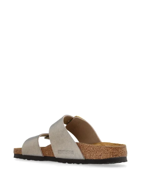 Papuci Birkenstock argintiu