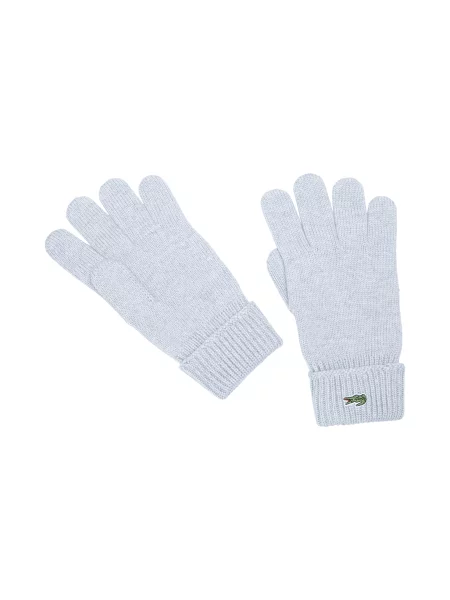 Перчатки Lacoste серые