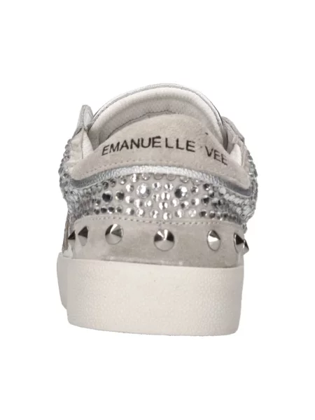 Sneakersy Emanuélle Vee skórzane białe