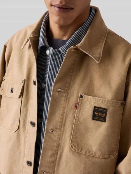 Kurtka jeansowa z naszywką z logo model SUNRISE' Levi's beżowa