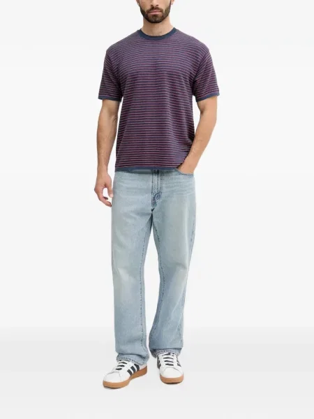 Tricou Benetton cu dungi albastru