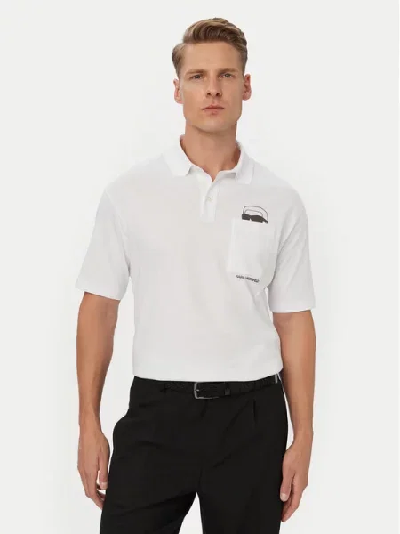 Karl Lagerfeld polo majica bijela