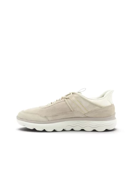 Sneakersy Geox skórzane beżowe