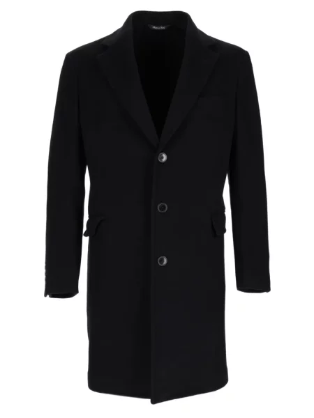 Palton Colamarino cu rever negru