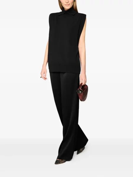 Top Genny tricotate negru