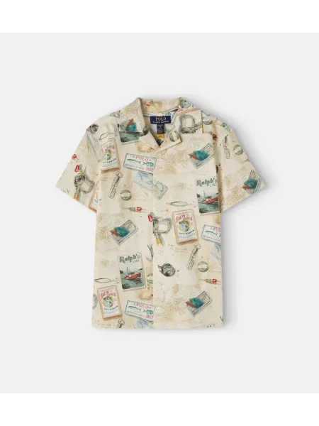 Gyerek ing Polo Ralph Lauren bézs