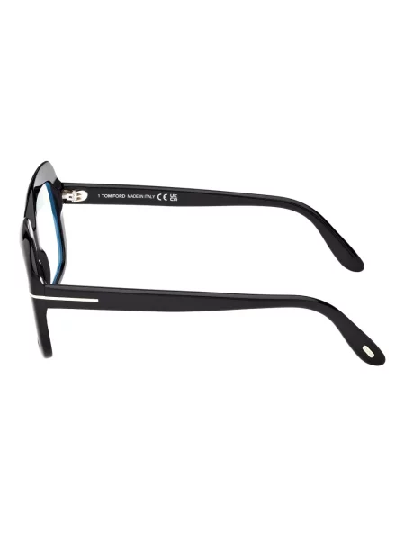 Ochelari de soare Tom Ford Eyewear cu imprimeu geometric negru