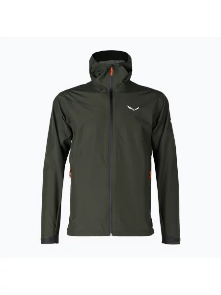 Salewa bunda do deště Puez Aqua 4 PTX tmavě olivová