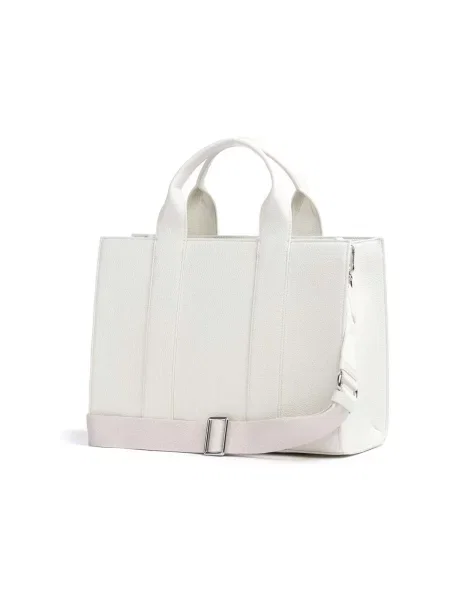 Karl Lagerfeld Geantă tip sac Rue St-Guillaume Mittelgroße Tote Bag alb bej