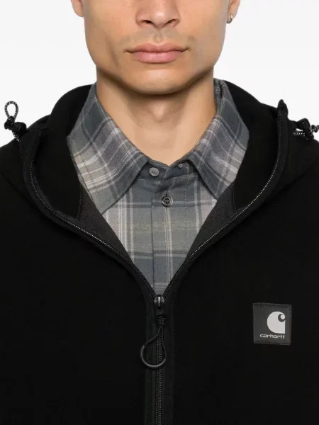 Geacă Carhartt Wip cu glugă negru