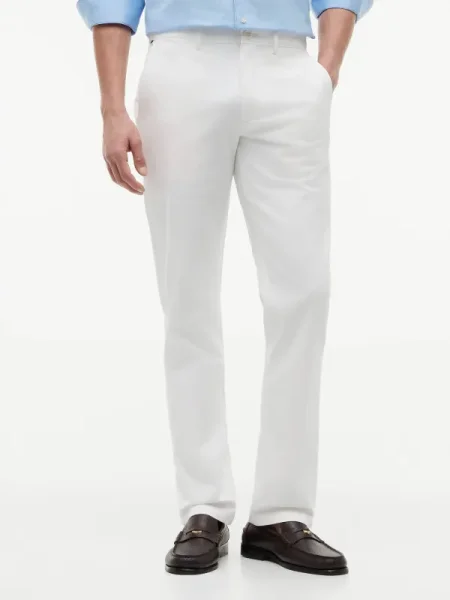 Tommy Hilfiger Pantaloni chino Denton | Straight fit alb