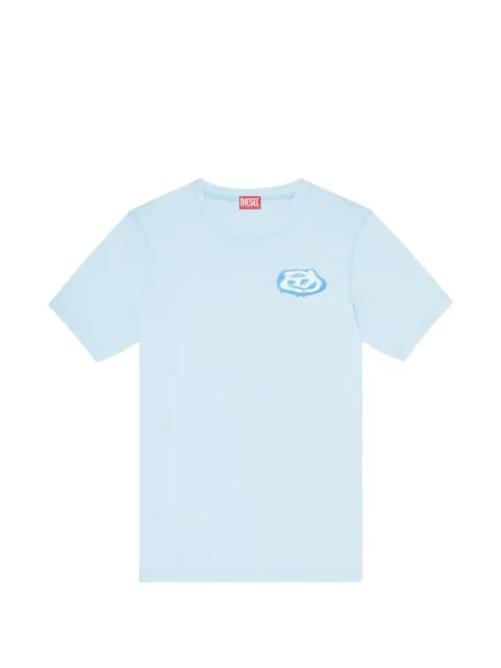 Tricou Diesel cu imagine albastru