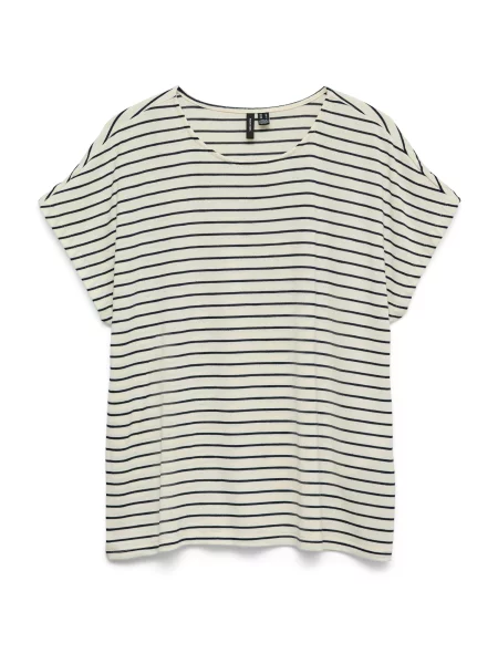VERO MODA Tricou VMHOLLI / bleumarin bej