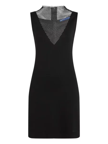 Sukienka jeansowa Karl Lagerfeld Jeans bez rękawów garniturowa czarna