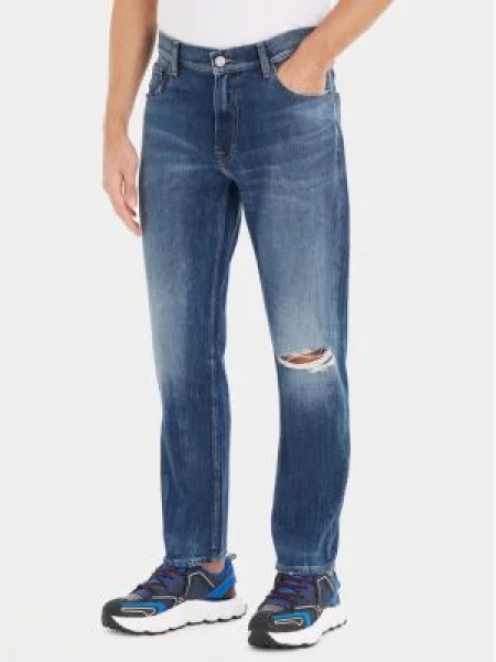 Traperice sužene Tommy Jeans plava