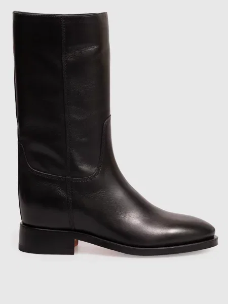 Шкіряні чоботи Santoni чорні