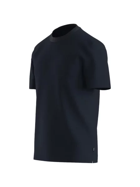 Tricou Boss cu decolteu rotund albastru