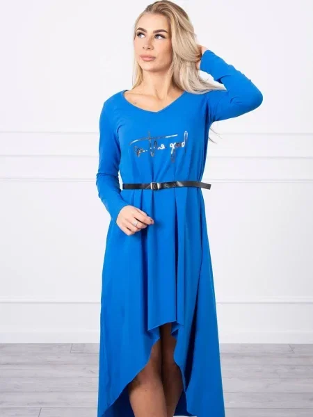 Rochie Kesi cu inscripții de costum albastru