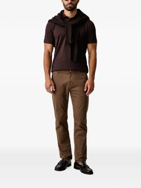 Tricou polo Karl Lagerfeld maro