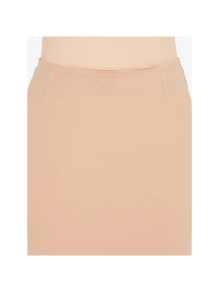 Spódnica midi Maison Margiela z dżerseju beżowa