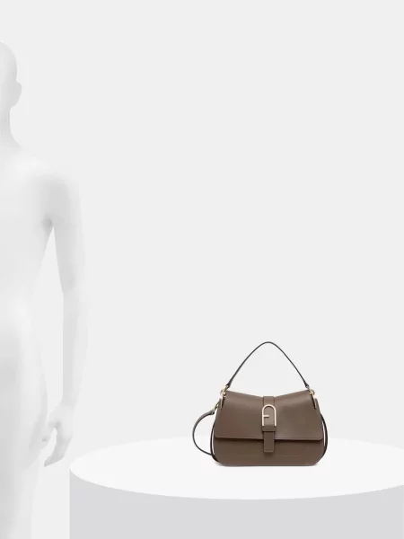 Кожаная сумка через плечо Furla