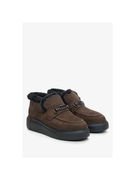 Лоферы Estro коричневые