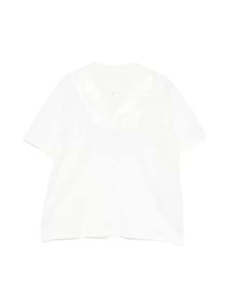 Koszulka polo Maison Margiela biała