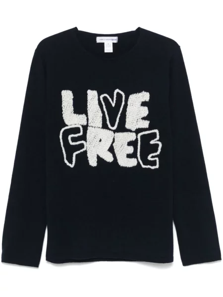 Pulover Comme Des Garçons Shirt albastru